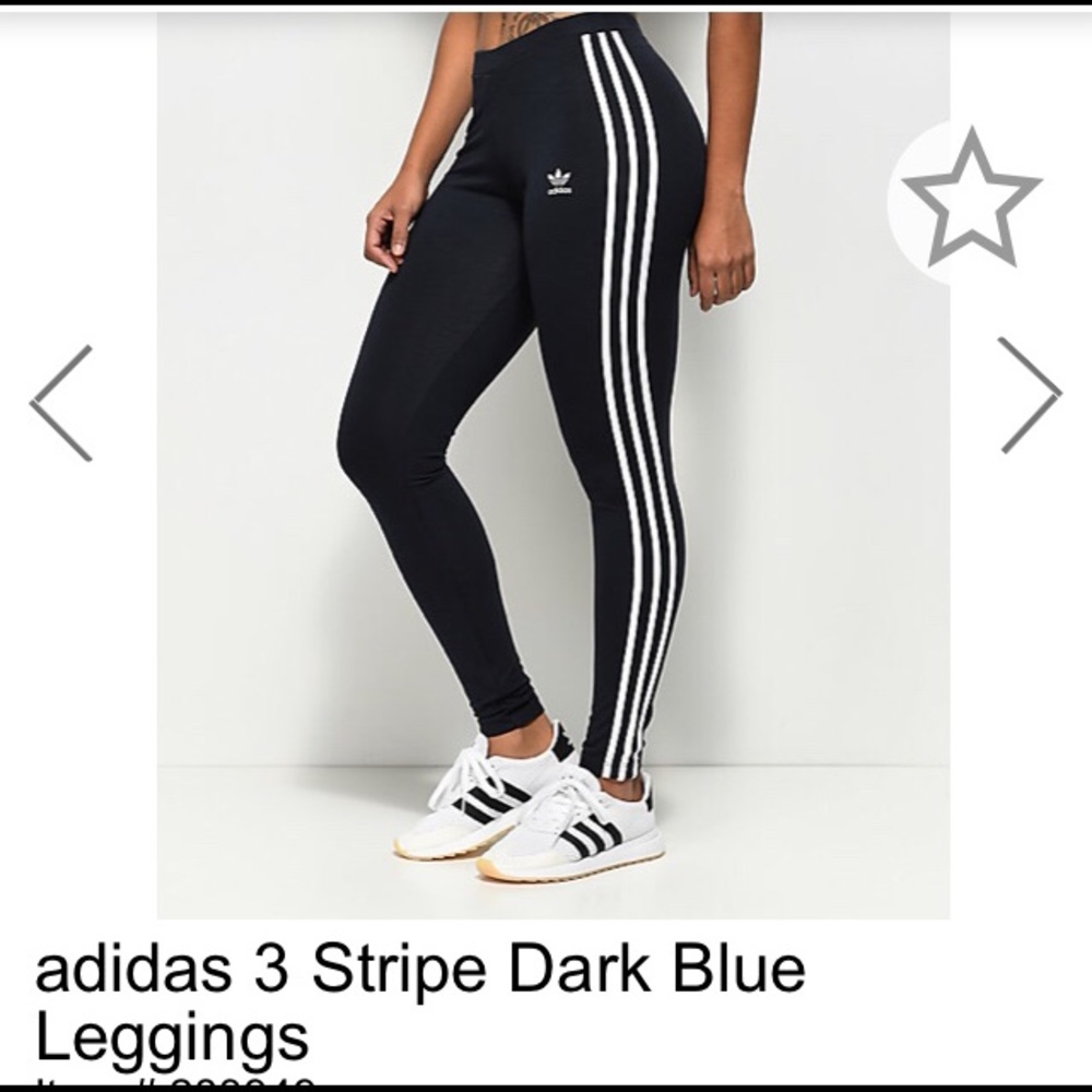 Adidas Three Stripe Leggings